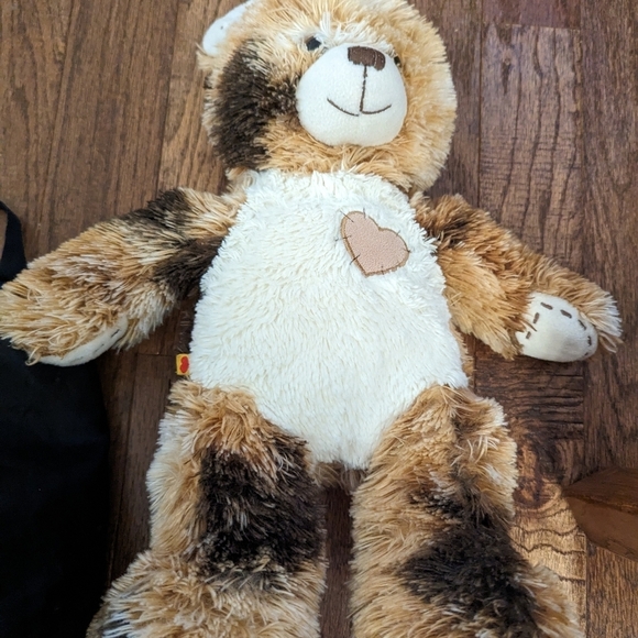 BUILD A BEAR WORKSHOP Champ IV 17" Mocha Brown Calico Bear - Picture 10 of 10